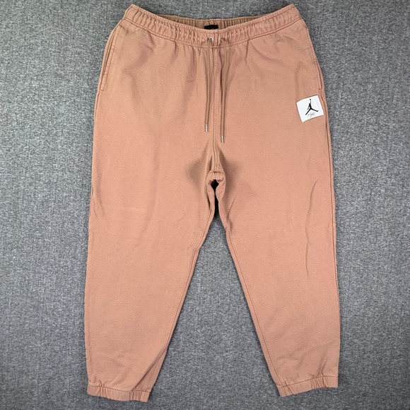 Jordan Sweatsuit Men 3XL Brown Essential Statement Fleece 2 Piece Set Flight - Picture 10 of 16